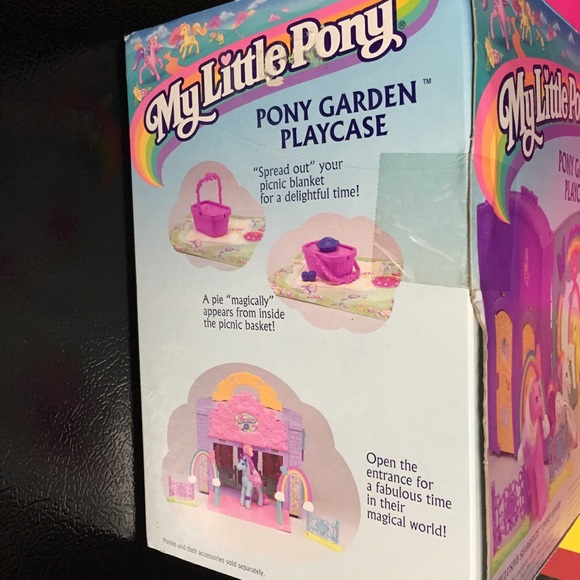 MY LITTLE PONY G2 NWT VTG 1997 GARDEN PLAYCASE w/ACCESSORIES ORIGINAL BOX RARE - Picture 9 of 10